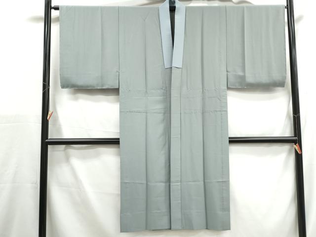 平和屋着物■男性　長襦袢　無双仕立て　湊鼠色　洗える着物　DABH1257qa