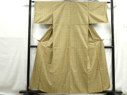 平和屋着物■上質な紬　亀甲花文　正絹　逸品　DABH1258qa