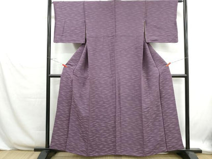 平和屋着物■上質な小紋　霞文　正絹　逸品　DABH1262qa