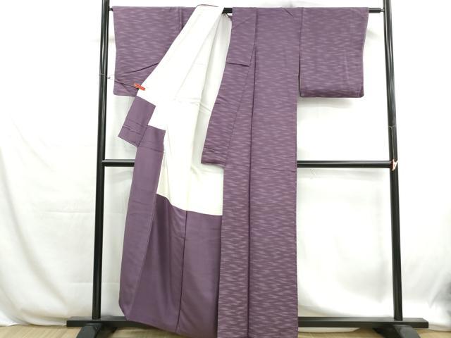 平和屋着物■上質な小紋　霞文　正絹　逸品　DABH1262qa