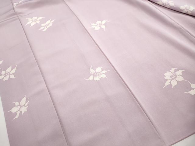 平和屋着物■上質な小紋　舞花文　正絹　逸品　DABH1268qa