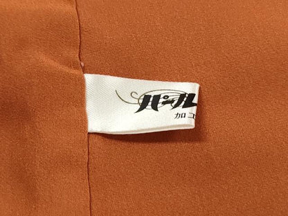 平和屋着物■上質な小紋　枝花文　鬼しぼ縮緬　正絹　逸品　DABH1270qa