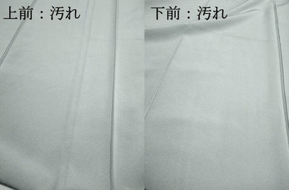 平和屋着物■上質な色無地　薄雲鼠色　正絹　逸品　DABH1285qa