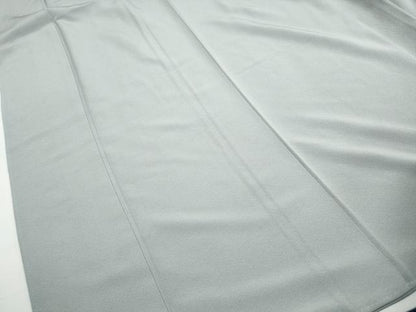 平和屋着物■上質な色無地　薄雲鼠色　正絹　逸品　DABH1285qa