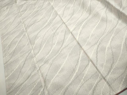 平和屋着物■上質な紬　よろけ縞　正絹　逸品　DABH1288qa