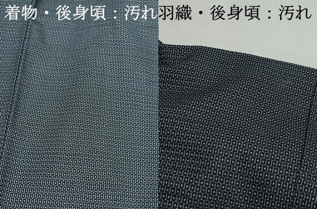 平和屋着物■男性　本場大島紬　アンサンブル　100亀甲　総詰め　正絹　逸品　DABH1296qa