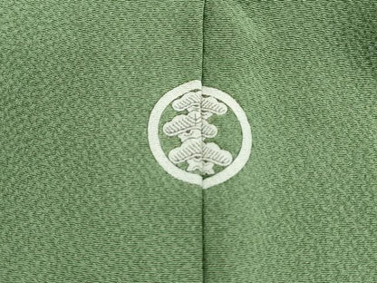 平和屋着物■訪問着　樹林風景文　暈し染め　金彩　鬼しぼ縮緬　正絹　逸品　DABH1307qa
