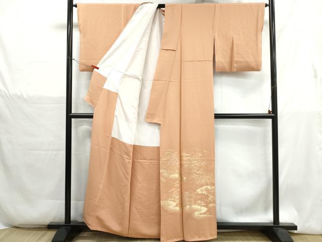 平和屋着物■豪華色留袖　作家物　寿光織　洛中絵図　金糸　正絹　逸品　DABH1326qa