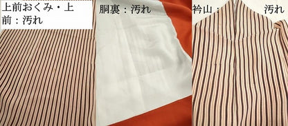 平和屋着物■上質な小紋　間道　正絹　逸品　DABH1327qa