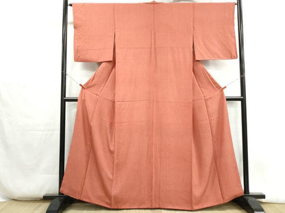 平和屋着物■江戸小紋　鮫小紋間道　正絹　逸品　DABH1350qa