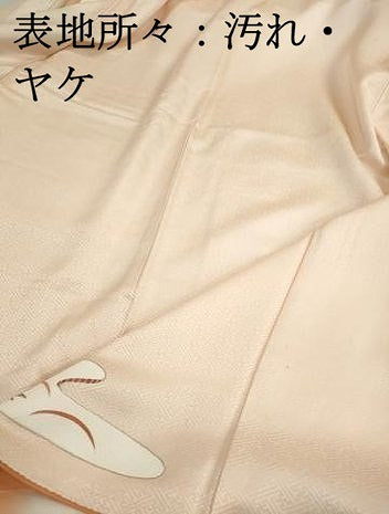 平和屋着物■訪問着　絞り　雲取り風景花文　金彩　正絹　逸品　DABH1352qa