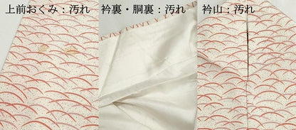 平和屋着物■上質な小紋　芝草文　正絹　逸品　DABH1364qa