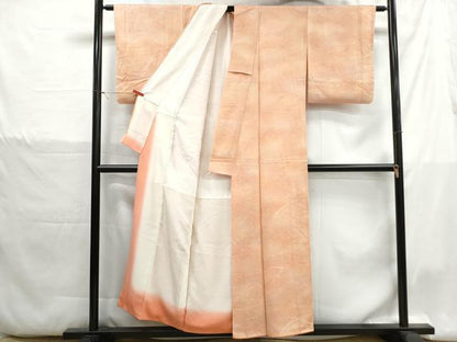 平和屋着物■上質な小紋　霞青海波文　暈し染め　正絹　逸品　DABH1366qa