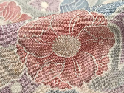 平和屋着物■上質な小紋　辻が花　正絹　逸品　DABH1373qa