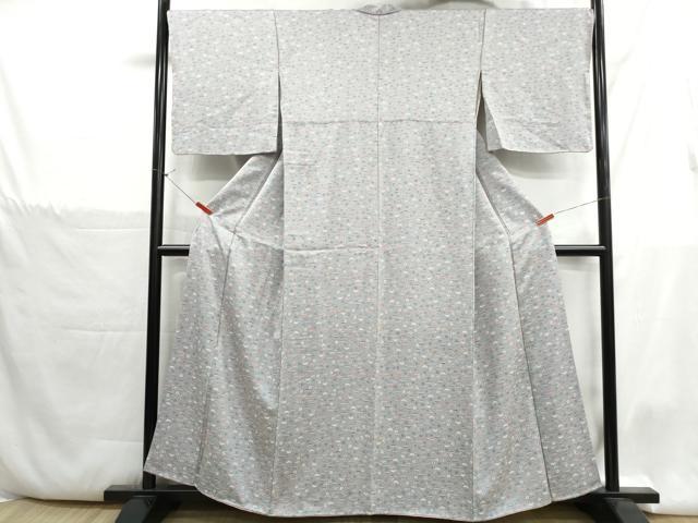 平和屋着物■上質な小紋　松竹梅　正絹　逸品　DABH1375qa