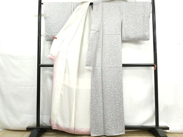 平和屋着物■上質な小紋　松竹梅　正絹　逸品　DABH1375qa