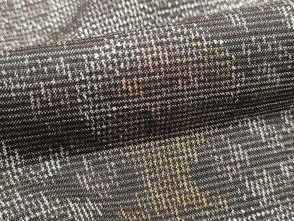 平和屋着物■上質な紬　抽象花文　正絹　逸品　DABH1376qa