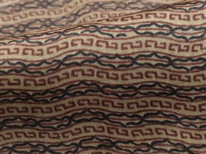 平和屋着物■男性　本場染大島　横段文　正絹　逸品　DABH1381qa
