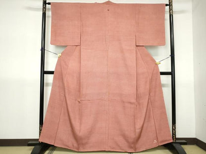 平和屋着物■江戸小紋　作家物　角通し　正絹　逸品　DABH1411qa