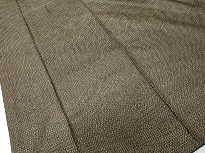 平和屋着物■男性　本場大島紬　格子文　正絹　逸品　DABH1413qa