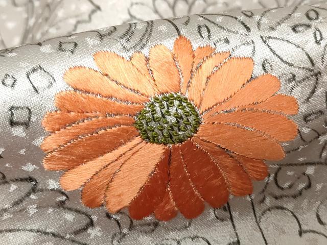 平和屋着物■中国三大刺繍　相良刺繍　訪問着　手描き　絵巻草花文　暈し染め　阪急百貨店扱い　正絹　逸品　DABH1416qa