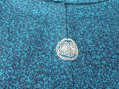 平和屋着物■上質な小紋　霞文　たたき染め　正絹　逸品　DABH1422qa