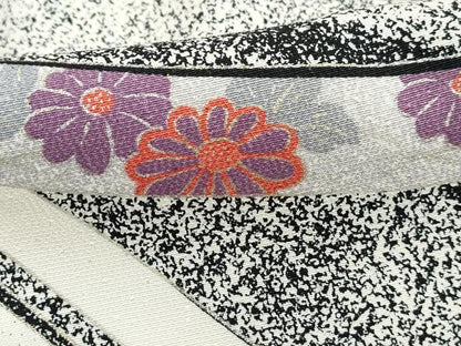 平和屋着物■上質な小紋　鬘帯花文　たたき染め　金彩　正絹　逸品　DABH1428qa