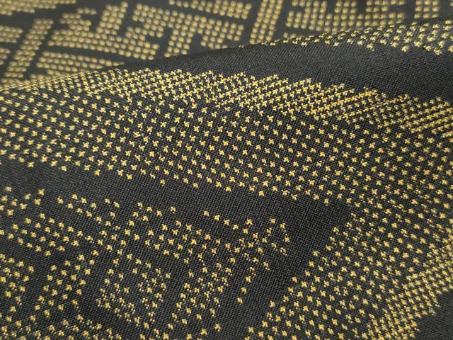 平和屋着物■本場大島紬　7マルキ　吉祥菱文　正絹　逸品　DABH1433qa