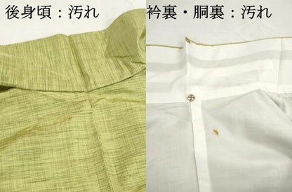 平和屋着物■上質な紬　霞文　正絹　逸品　DABH1434qa