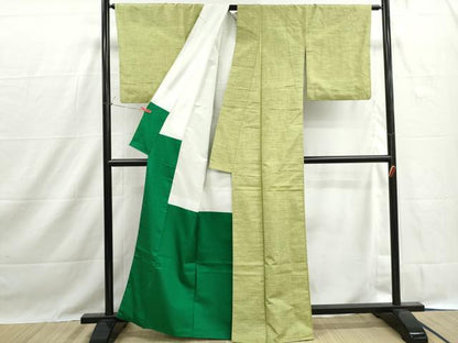 平和屋着物■上質な紬　霞文　正絹　逸品　DABH1434qa
