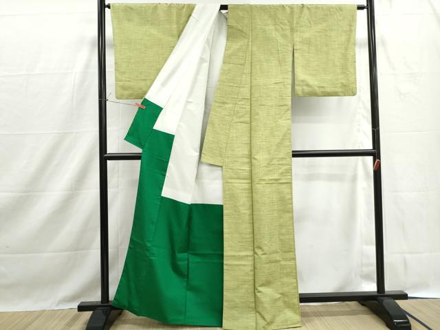 平和屋着物■上質な紬　霞文　正絹　逸品　DABH1434qa