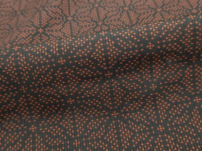 平和屋着物■本場大島紬　7マルキ　麻の葉文　正絹　逸品　DABH1438qa
