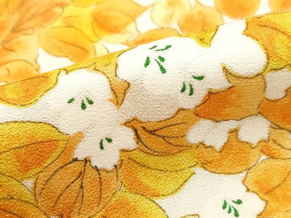 平和屋着物■上質な小紋　手描き　草花文　暈し染め　正絹　逸品　DABH1449qa