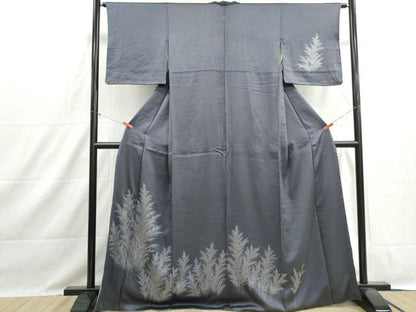 平和屋着物■訪問着　草葉文　正絹　逸品　DABH1466qa