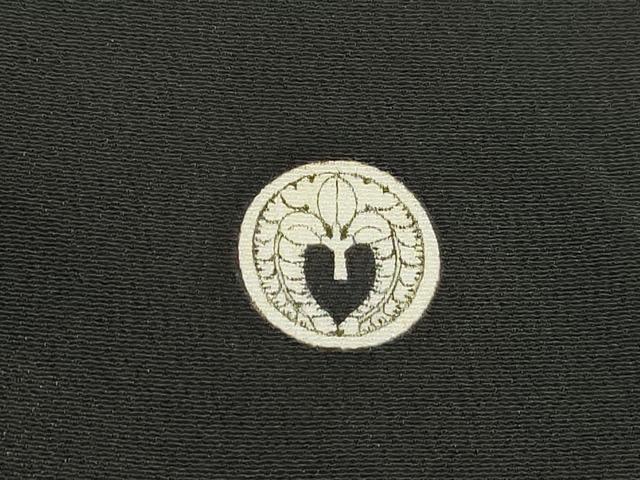 平和屋着物■豪華黒留袖　駒刺繍　鏡裏鳳凰花文　暈し染め　金彩　正絹　逸品　DABH1477qa