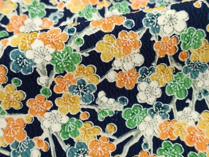 平和屋着物■上質な小紋　枝梅文　正絹　逸品　DABH1480qa