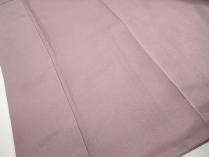 平和屋着物■上質な色無地　霞地紋　紅藤色　正絹　逸品　DABH1482qa