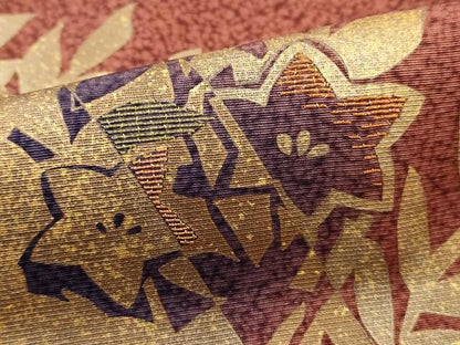 平和屋着物■訪問着　竹屋町刺繍　草花文　暈し染め　金彩　鈴乃屋扱い　正絹　逸品　DABH1493qa