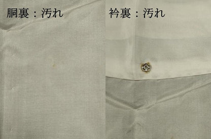 平和屋着物■上質な紬　間道　正絹　逸品　DABH1562cd