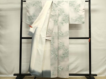 平和屋着物■上質な小紋　手描き　風景文　暈し染め　正絹　逸品　DABH1584cd