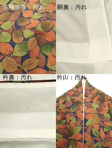 平和屋着物■上質な小紋　南天文　正絹　逸品　DABH1589cd