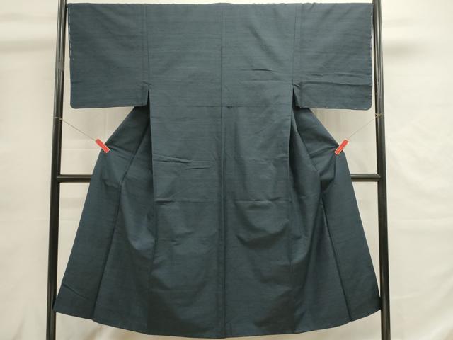 平和屋着物■男性　紬　羊羹色　正絹　逸品　DABH1609cd