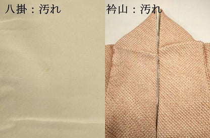平和屋着物■訪問着　総絞り　流水花文　正絹　逸品　DABH1610cd