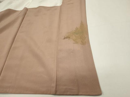 平和屋着物■訪問着　風景文　暈し染め　金彩　正絹　逸品　DABH1613cd