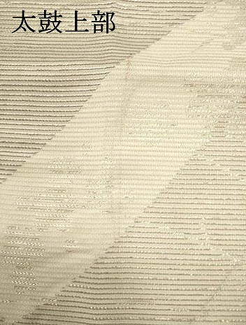 平和屋着物＊夏物　六通柄袋帯　流水花文　銀糸　鈴乃屋扱い　正絹　逸品　DABH1626cd