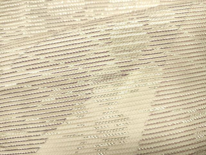 平和屋着物＊夏物　六通柄袋帯　流水花文　銀糸　鈴乃屋扱い　正絹　逸品　DABH1626cd