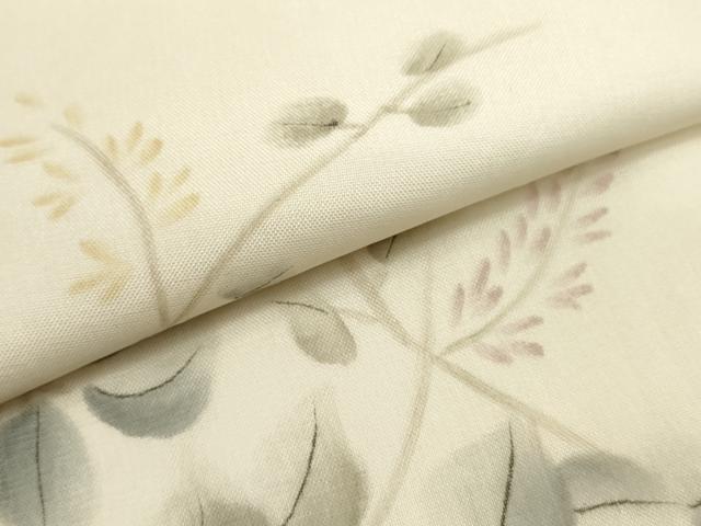 平和屋着物＊夏物　九寸開き名古屋帯　手描き　枝花文　正絹　逸品　DABH1633cd