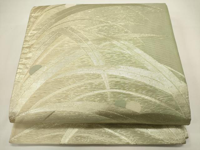 平和屋着物＊夏物　六通柄袋帯　露芝文　金糸　正絹　逸品　DABH1638cd