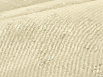 平和屋着物＊夏物　六通柄袋帯　芝草文　金糸　正絹　逸品　DABH1675cd