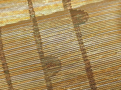 平和屋着物＊夏物　六通柄袋帯　抽象文様　金銀糸　正絹　逸品　DABH1683cd